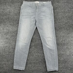 Nili Lotan‎ Pants Womens 25 Tel Aviv Slight Drop Slim Leg Blue White Striped